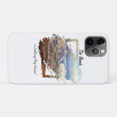 Beach Waves Blue Personalize Case-Mate iPhone Case (Achterkant (horizontaal))