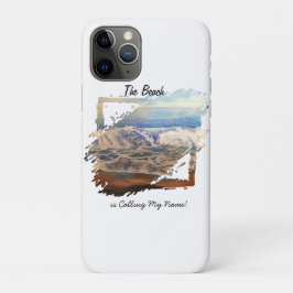 Beach Waves Blue Personalize Case-Mate iPhone Case