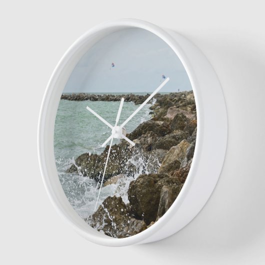 Beach Waves crashen op raketten (Hoek)