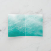 Beach Waves Dank u kaart (Binnen)