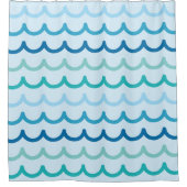 Beach Waves Douchegordijn (Voorkant)