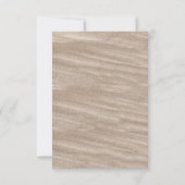 Beach Waves en Zand Bruiloft RSVP Kaarten Kaartje (Achterkant)