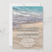  Beach Waves Engagement Party Uitnodigingen (Voorkant)
