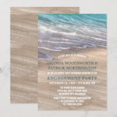 Beach Waves Engagement Party Uitnodigingen (Voorkant / Achterkant)