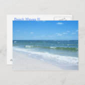 Beach Waves III Briefkaart (Voorkant / Achterkant)