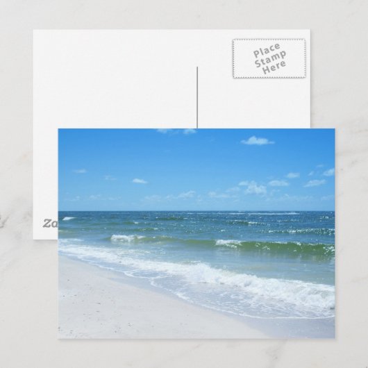 Beach Waves III Briefkaart (Voorkant / Achterkant)