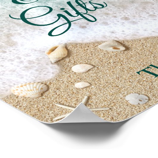 Beach Waves-Kaarten en Poster voor cadeaus (Hoek)