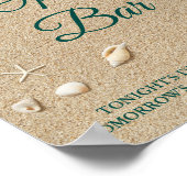 Beach Waves Open Bar-Poster Poster (Hoek)