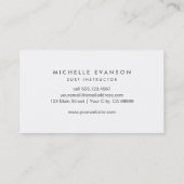 Beach Waves Professionele Surven Zweminstructeur Visitekaartje (Achterkant)