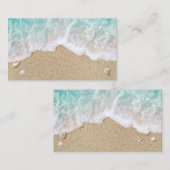 Beach Waves Sandy Toes Salty Kisses Visitekaartje (Voorkant / Achterkant)