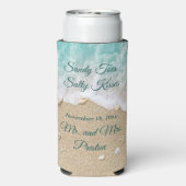 Beach Waves Sandy Toes Seltzer Cooler (Seltzer Achterkant)