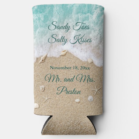 Beach Waves Sandy Toes Seltzer Cooler (Voorkant)