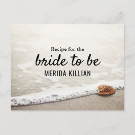 Beach Waves Vrijgezellenfeest Recept Briefkaart