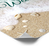 Beach Waves Wishing Well Poster (Hoek)