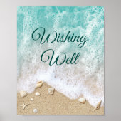Beach Waves Wishing Well Poster (Voorkant)