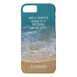 Beach Waves Zand Shore personaliseren iPhone 8/7 Hoesje