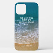 Beach Waves Zand Shore personaliseren Case-Mate iPhone Case (Achterkant)