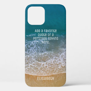 Beach Waves Zand Shore personaliseren Case-Mate iPhone Case