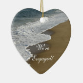 Beach We zijn betrokken Keramisch Ornament (Rechts)