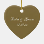 Beach We zijn betrokken Keramisch Ornament (Achterkant)