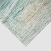 Beach Weathered Wood Ocean Blue Crackle ontkoppeli Tissuepapier (Detail)