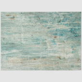 Beach Weathered Wood Ocean Blue Crackle ontkoppeli Tissuepapier (Voorkant)