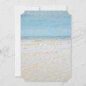 Beach Weaves Seashell Weddenschap Vrijgezellenfees Kaart (Achterkant)