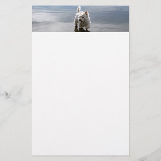 Beach website reflectie briefpapier (Voorkant)