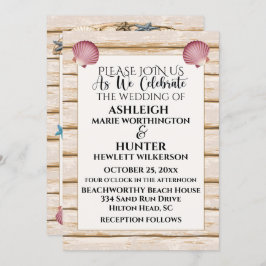 Beach Weddenschap / All Occasions Invitation versi Kaart