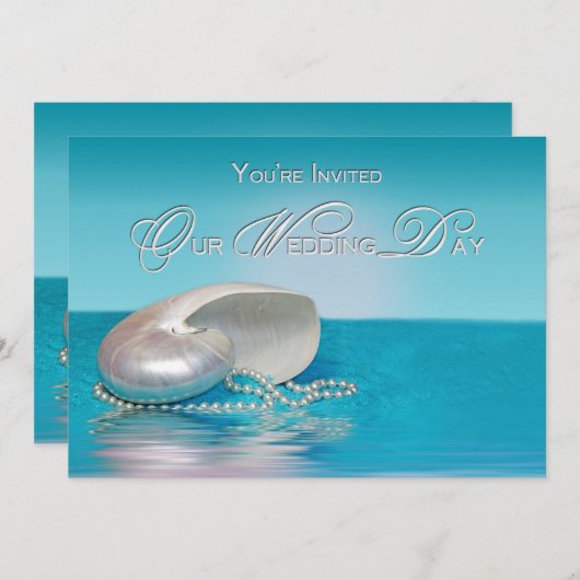 Beach Weddenschap - Beach/Shell Kaart (Voorkant / Achterkant)