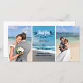 Beach Weddenschap Bedankt (Voorkant / Achterkant)