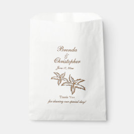 Beach Weddenschap Bedankt Bedankzakje