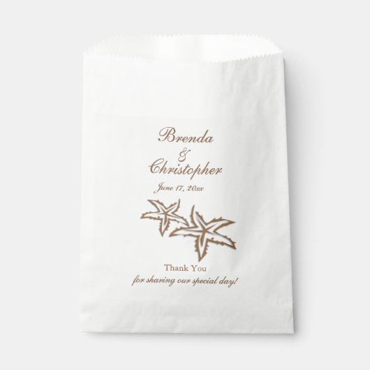 Beach Weddenschap Bedankt Bedankzakje (Voorkant)