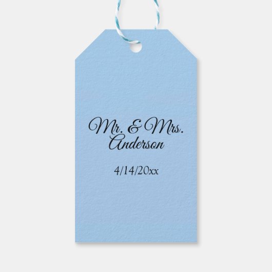 Beach Weddenschap Bedankt Cadeaulabel (Achterkant)