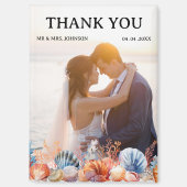 Beach Weddenschap Bedankt Magneet (Voorkant)