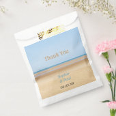 Beach Weddenschap Bedankt voor je favoriete tassen Bedankzakje (Gezegeld)