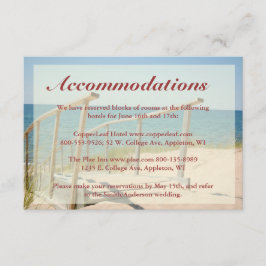 Beach Weddenschap Enclosure-kaarten - Beach Stairc Informatiekaartje