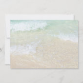 Beach Weddenschap Foto Dank je Flat Cards Bedankkaart (Achterkant)