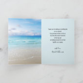 Beach Weddenschap Foto Hartelijk dank Bedankkaart (Binnen)