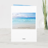 Beach Weddenschap Foto Hartelijk dank Bedankkaart (Achterkant)