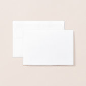 Beach Weddenschap Foto Hartelijk dank! Gold Foil M Folie Kaarten (Met envelop)