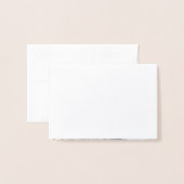 Beach Weddenschap Foto Hartelijk dank voor Silver  Folie Kaarten (Met envelop)