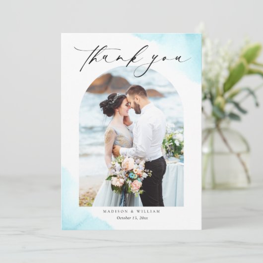 Beach Weddenschap Hartelijk dank Kaart (Staand voorkant)