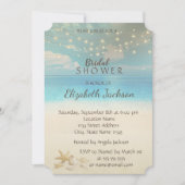 Beach Weddenschap Lights Vrijgezellenfeest Kaart (Voorkant)