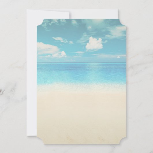 Beach Weddenschap Lights Vrijgezellenfeest Kaart (Achterkant)