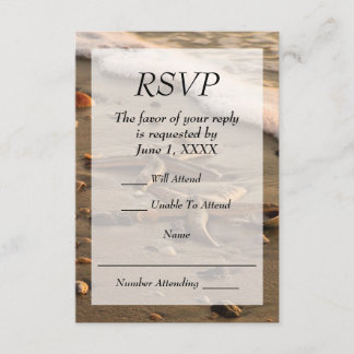 Beach Weddenschap of event RSVP