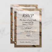 Beach Weddenschap of event RSVP (Voorkant / Achterkant)