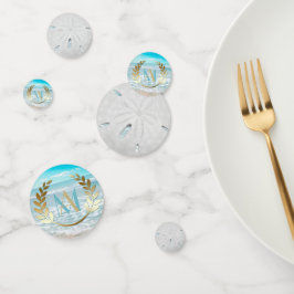 Beach Weddenschap of Event Table Confetti