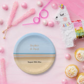 Beach Weddenschap Paper Borden Papieren Bordje (Feest)