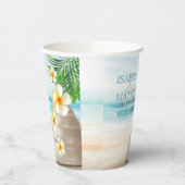 Beach Weddenschap Paper Cup Papieren Bekers (Links)
